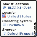 Your IP address and OS type