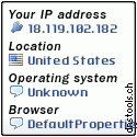 Your IP address and OS type